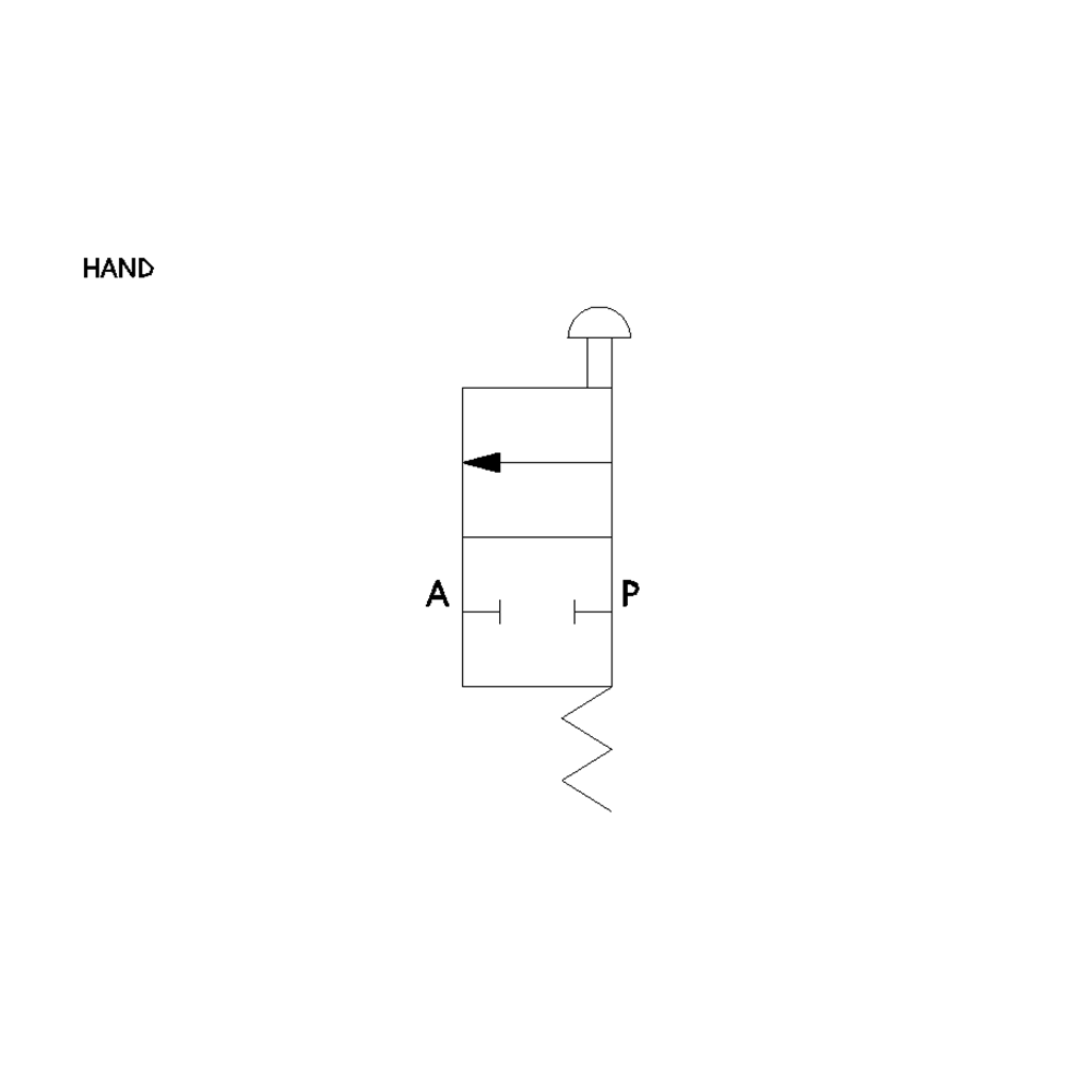 MVM62-R PISCO MECHANICAL VALVE MVM SERIES NC 2 PORT 6MM TUBE (PIN)